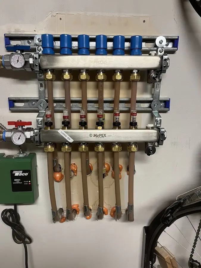 Plumber performing Leak Detection at a residential property in Burlingame